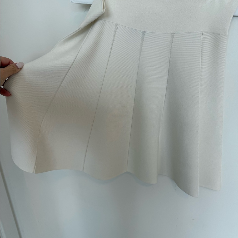 A.L.C. Knit Flounce Mini Skirt - Picture 3 of 6